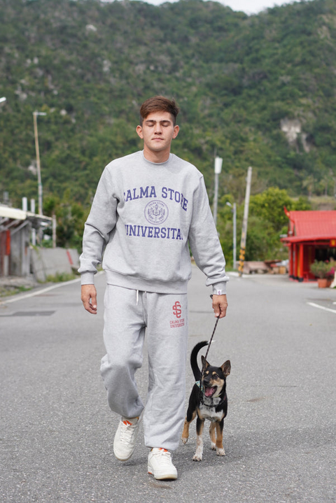 CALMA STORE UNIVERSITAS 圓領重磅運動衫