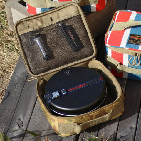 NATAL DESIGN Kamping Kushion Box SQUARE FLAT M CAMO 迷彩 with Oregonian Camper