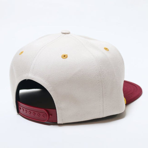 NATAL DESIGN GENTLE BOY CAP SMOKEY WHITE x MAROON