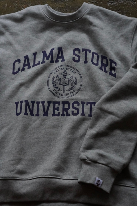 CALMA STORE UNIVERSITAS 圓領重磅運動衫