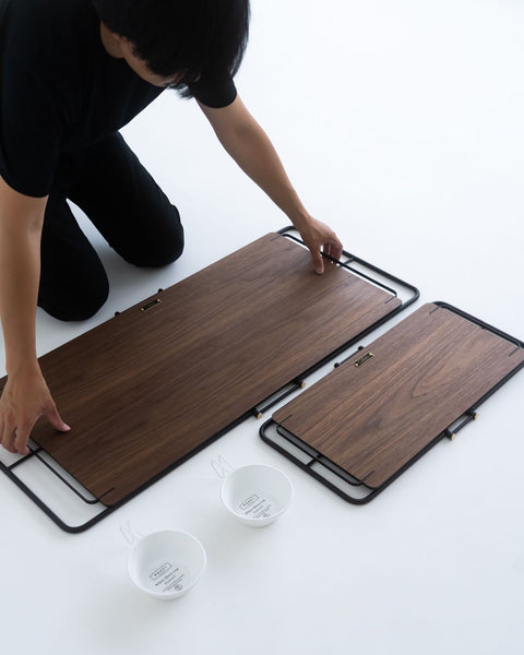 NODEL DESIGN Butterfly Table M 胡桃色