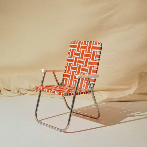 【LAWN CHAIR】ORANGE AND WHITE STRIPE CLASSIC CHAIR pre-order