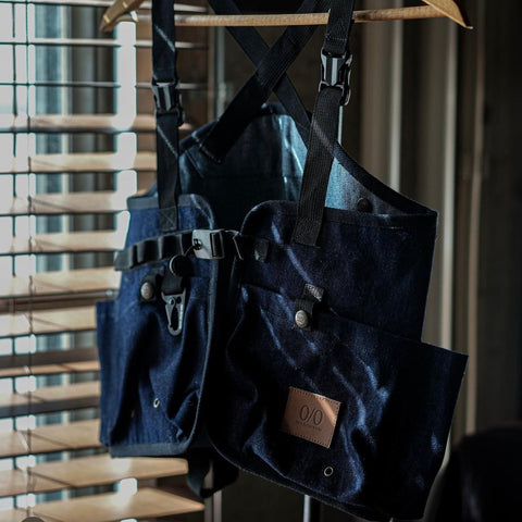//neru design works// Vest Adult (Sand/Black/Denim)