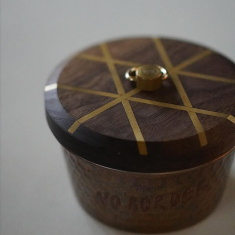Ænd WOODEN LID&KNOB 黃銅木蓋 (搭配38配件可變身為燈座)