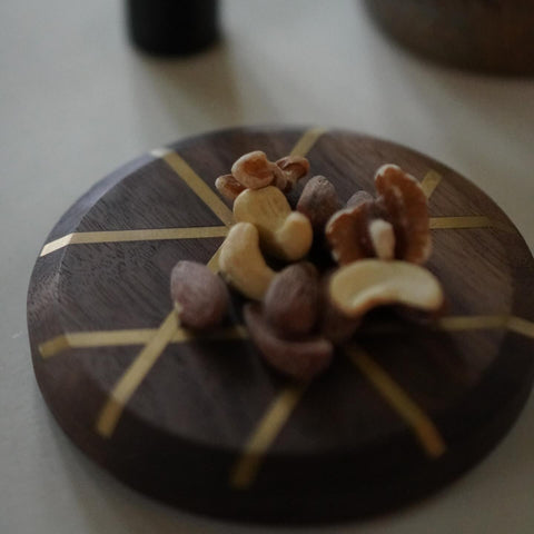 Ænd WOODEN LID&KNOB 黃銅木蓋 (搭配38配件可變身為燈座)