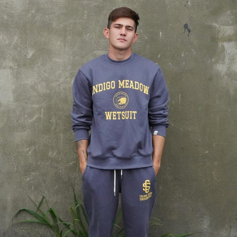 ◤Indigo Meadow◢ 厚磅純棉SWEAT SHIRT
