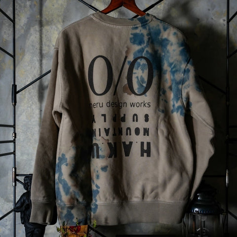 //neru design works X H.A.K.U MOUNTAIN SUPPLY 手染 sweatshirt