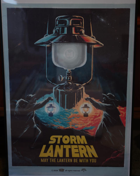 【Manners Maketh Man】May the lantern be with you 復古電影風格海報