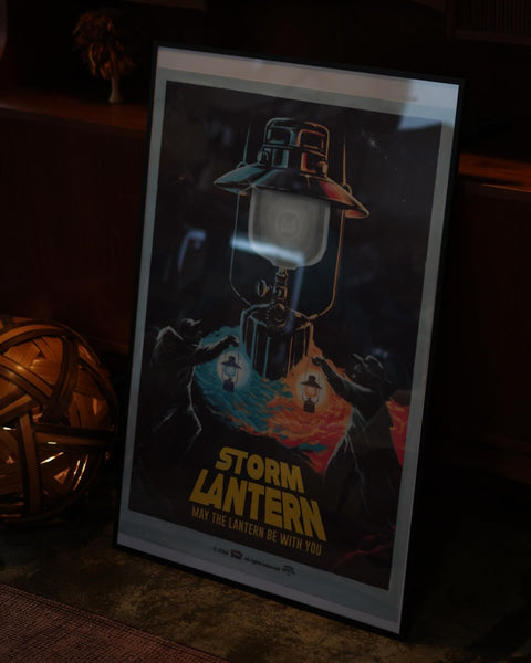 【Manners Maketh Man】May the lantern be with you 復古電影風格海報