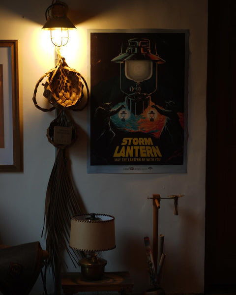 【Manners Maketh Man】May the lantern be with you 復古電影風格海報
