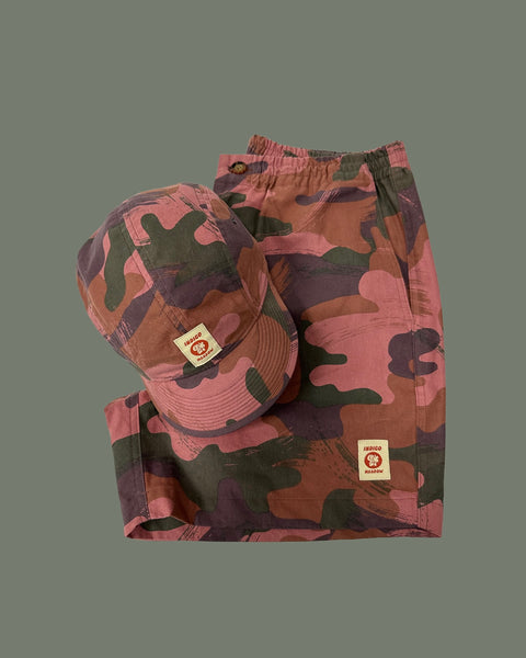 ◤Indigo Meadow◢ "IN THE PINK" SHORTS BY DEAD STOCK FABRIC