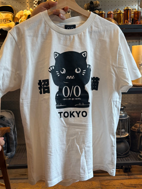 neru design works 招財貓 T shirt