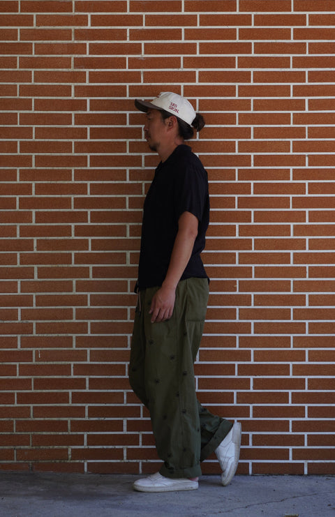WOVEN SCOUT PANTS 寬版工作褲