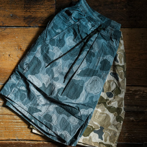 neru design works TOPO Camo 迷彩短褲