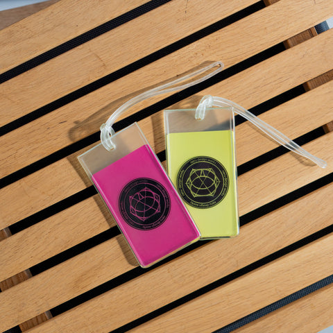 nerudesignworks 行李吊牌 pink/yellow