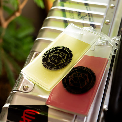 nerudesignworks 行李吊牌 pink/yellow