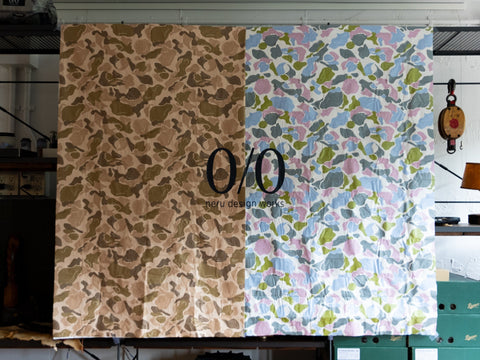 //neru design works// TOPO CAMO 野餐墊