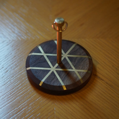 Ænd WOODEN LID&KNOB & STICK & BOLT SET 黃銅木蓋38套組