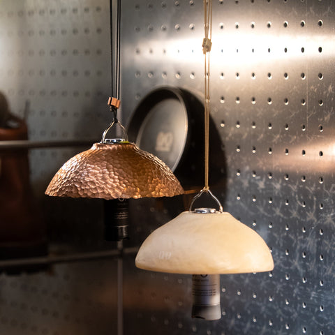 //neru design// Leather moon light shade