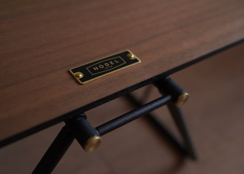 NODEL DESIGN Butterfly Table S 胡桃色