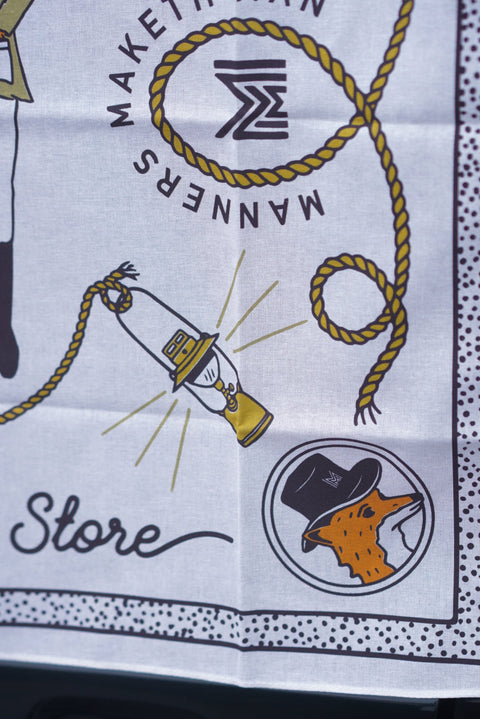 MMM CLASSIC BANDANA FOX 經典狐狸方巾