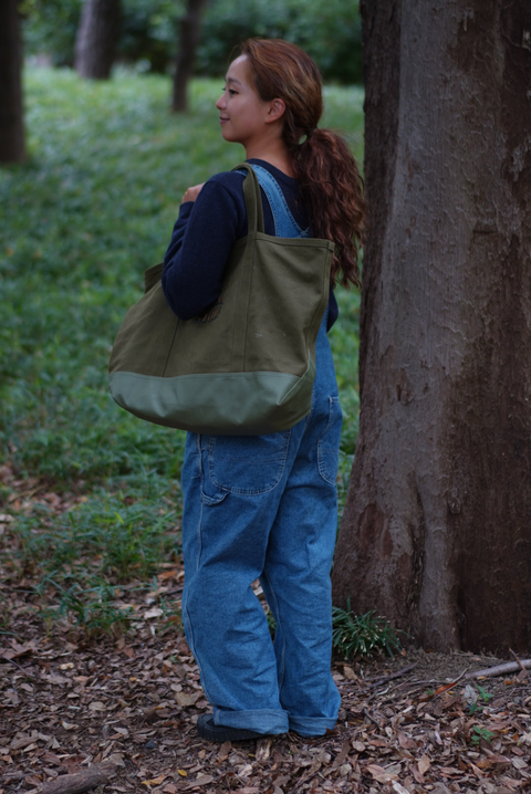 Calma Store Daily Tote Khaki 軍綠