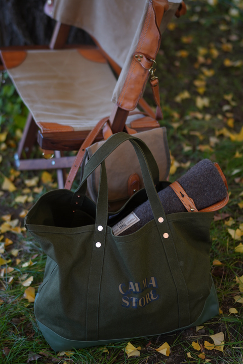 Calma Store Daily Tote Khaki 軍綠