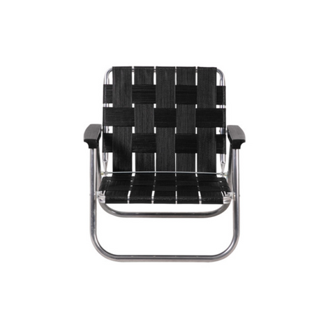 預購【LAWN CHAIR】MIDNIGHT LOW BACK BEACH CHAIR 闇夜酷黑 低背低腳