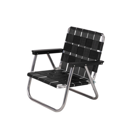 預購【LAWN CHAIR】MIDNIGHT LOW BACK BEACH CHAIR 闇夜酷黑 低背低腳