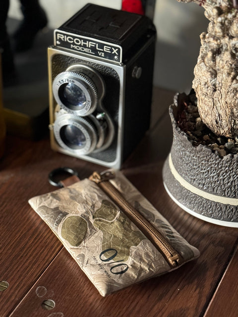 //neru design works// TOPO CAMO POUCH(S) 拉鍊零錢包