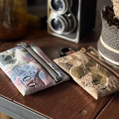 //neru design works// TOPO CAMO POUCH(S) 拉鍊零錢包