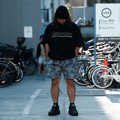 neru design works TOPO Camo 迷彩短褲