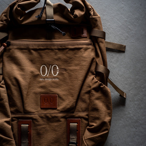 session×neru design works back pack 後背包 黑色/咖啡色
