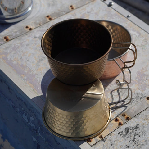 Ænd Sierra Cup Brass 黃銅 Hammer tone 480ml first ver.