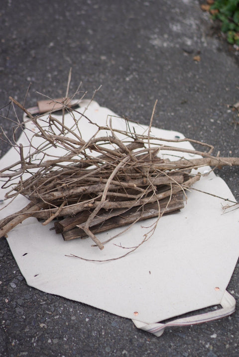 Firewood Carry Bag 柴薪袋 米白/軍綠