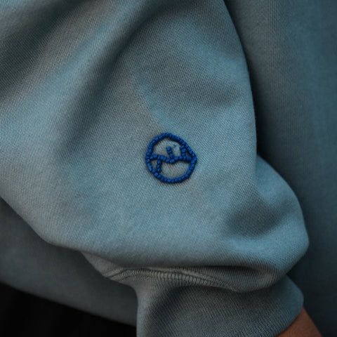 【預購】//neru design// NOMAD UNION 聯名sweat shirt (灰色/藍色)