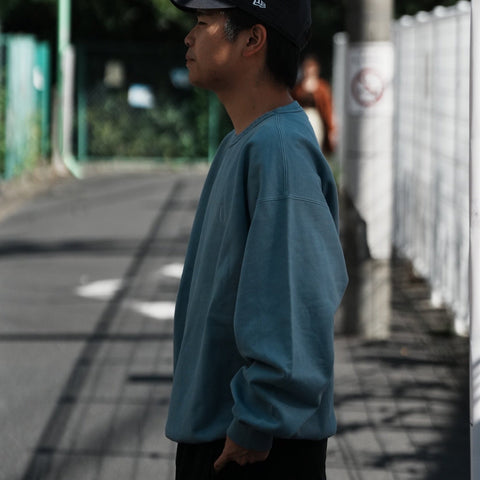 【預購】//neru design// NOMAD UNION 聯名sweat shirt (灰色/藍色)