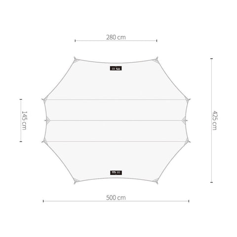 Special offer : NERU Hillside tarp 天幕 (藍色/沙色)