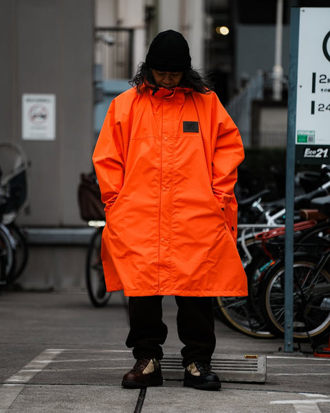 //neru design works// 防水外套 橘/黑