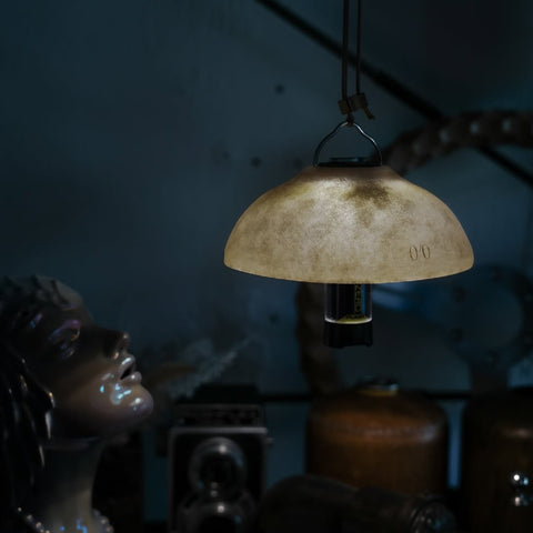 //neru design// Leather moon light shade