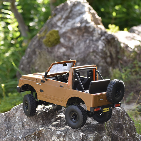 WPL Suzuki Jimny C74-1 RTR JA11C 遙控吉普車敞篷款 棕色/紅色/白色
