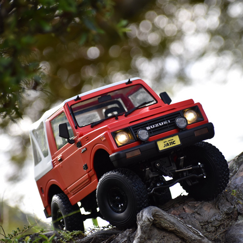 WPL Suzuki Jimny C74-1 RTR JA11C 遙控吉普車敞篷款 棕色/紅色/白色