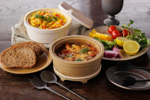 【hime】DONABE SKILLET Solo Small Earthen Pot