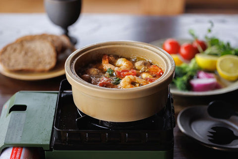 【hime】DONABE SKILLET Solo Small Earthen Pot
