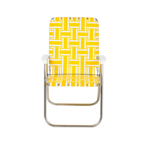 【LAWN CHAIR】YELLOW AND WHITE STRIPE lemon yellow CLASSIC CHAIR pre-order