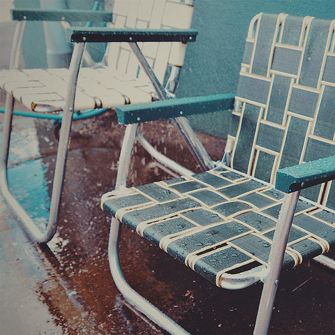 【LAWN CHAIR】TAN STRIPE CLASSIC CHAIR 預購