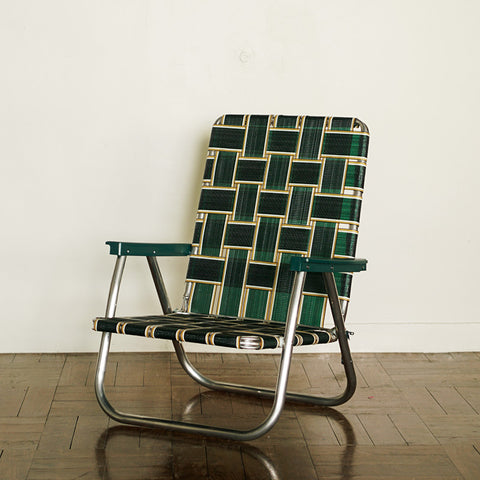 【LAWN CHAIR】CHARLESTON GREEN HIGH BACK BEACH CHAIR