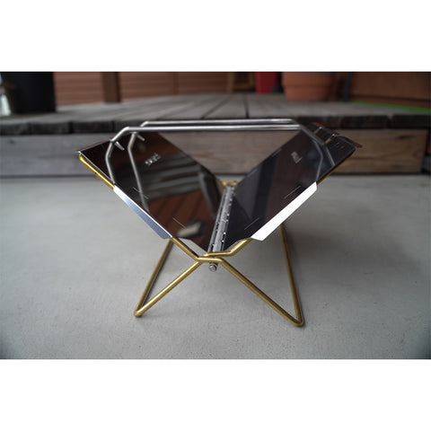 【monarch works】Brass x stainless steel 焚火台