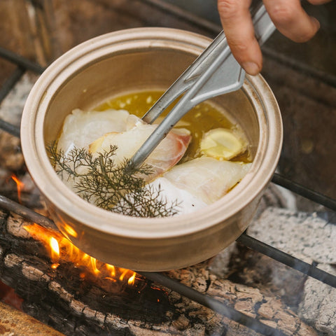 【hime】DONABE SKILLET Solo Small Earthen Pot