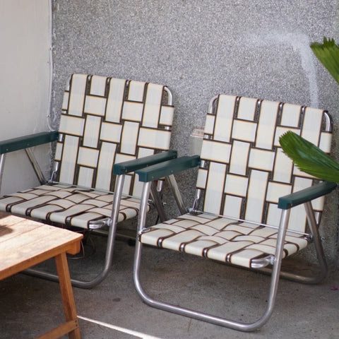 【LAWN CHAIR】CHARLESTON TAN LOW BACK BEACH CHAIR 預購